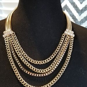 Luxe Gold Layered Chain Necklace